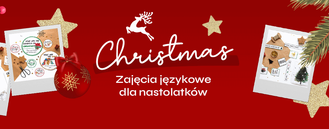 Christmas zajęcia językowe teens baner