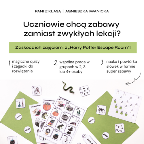 Harry P, Escape Room (teens) + video guide