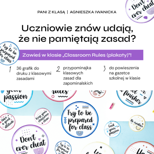 Classroom Rules (plakaty)