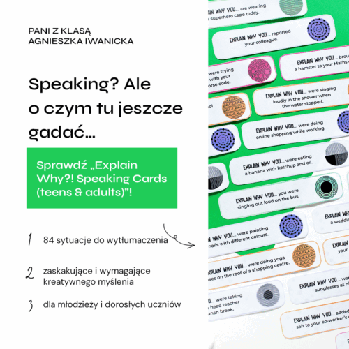 Explain Why?! Speaking Cards (teens & adults)