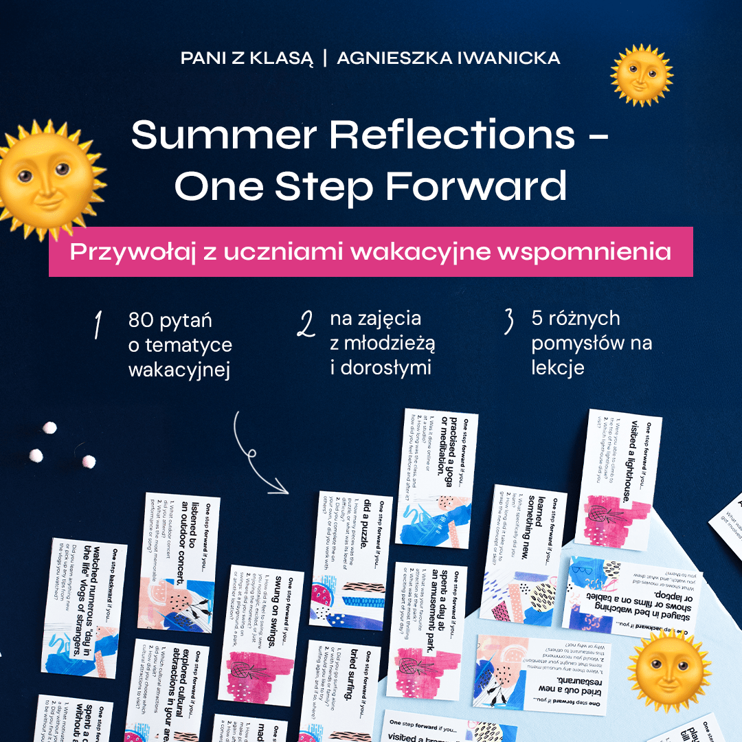 Summer Reflections: One Step Forward (teens & adults)