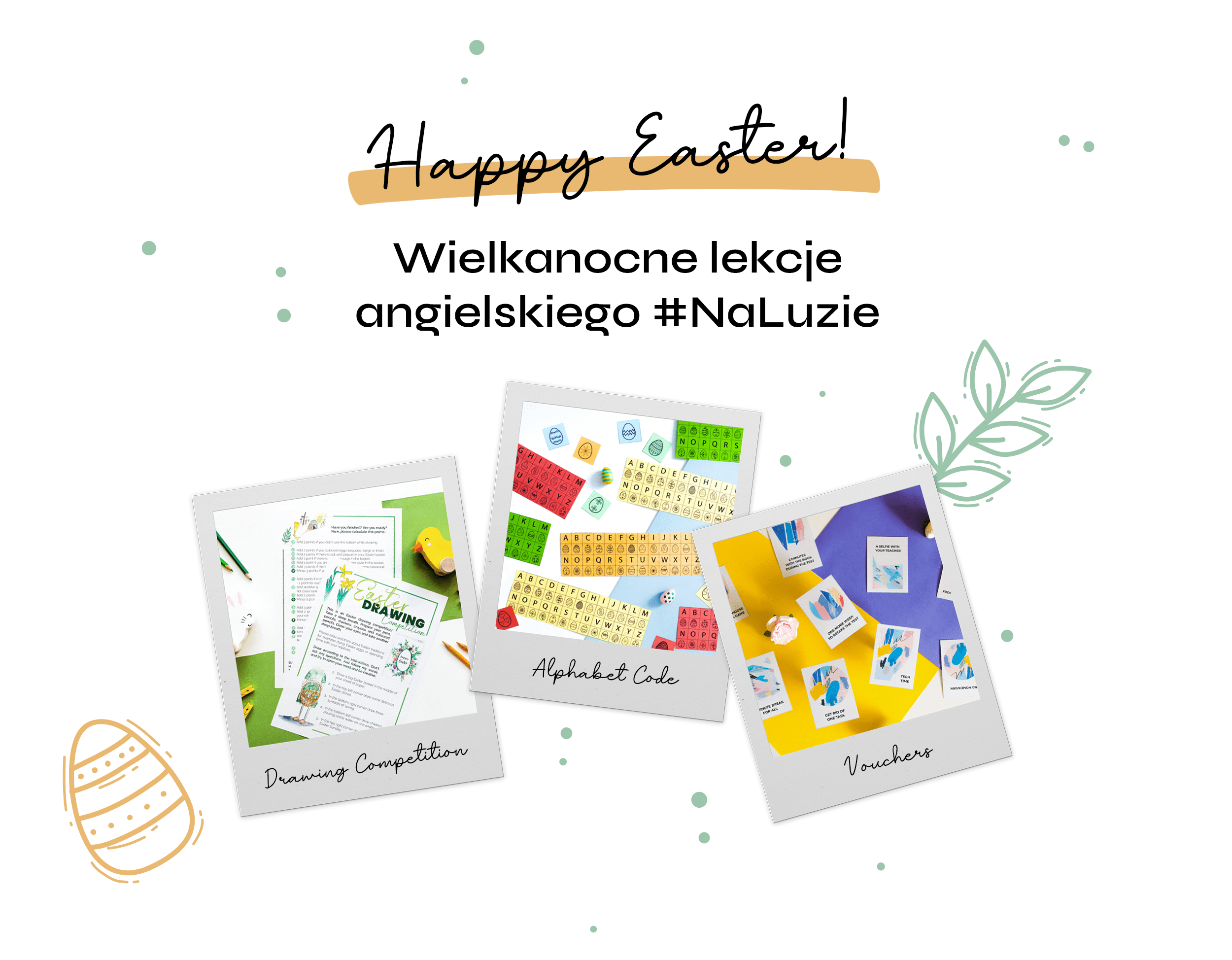 Happy Easter wielkanocne lekcje #NaLuzie