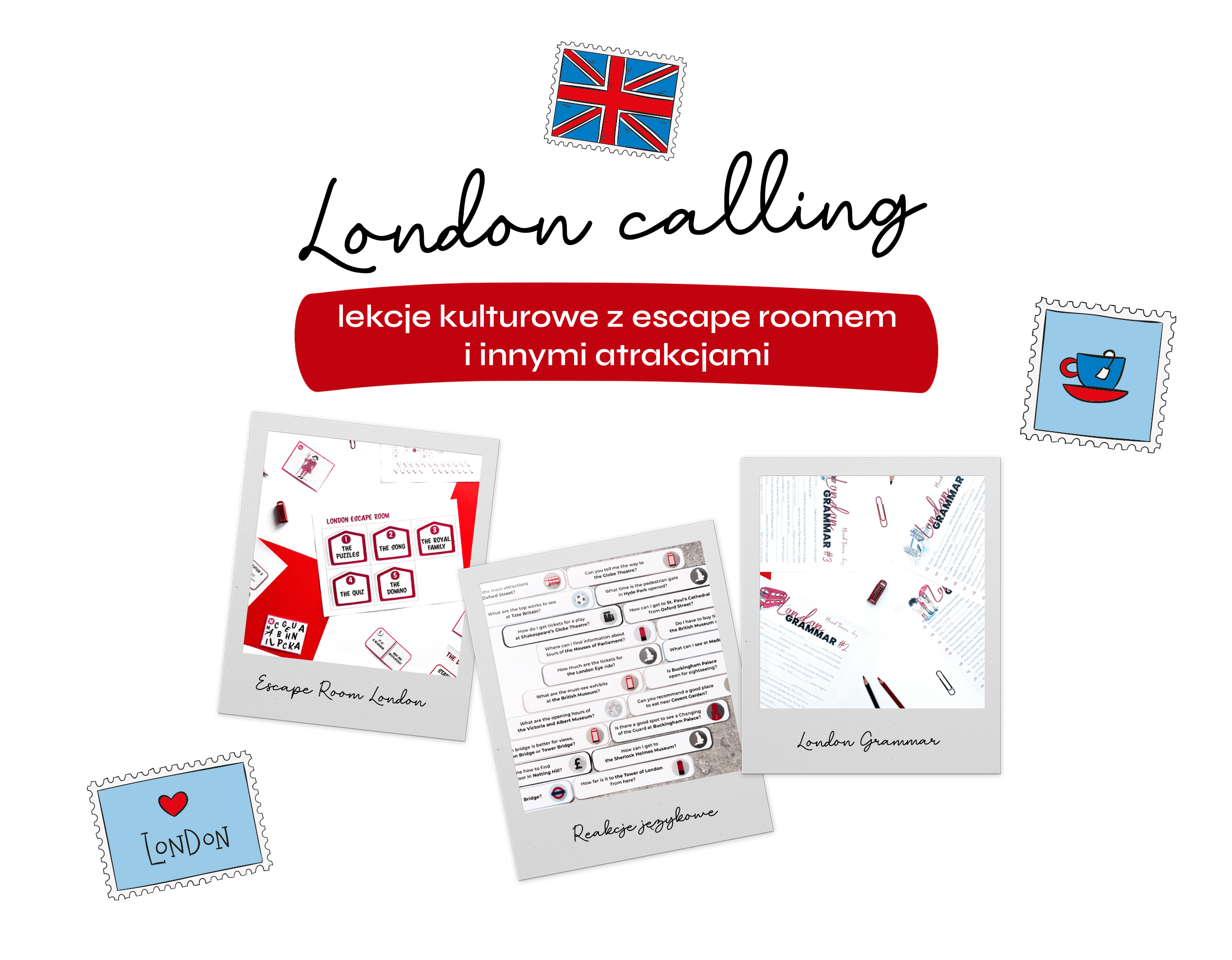 London calling lekcje  kulturowe escape room