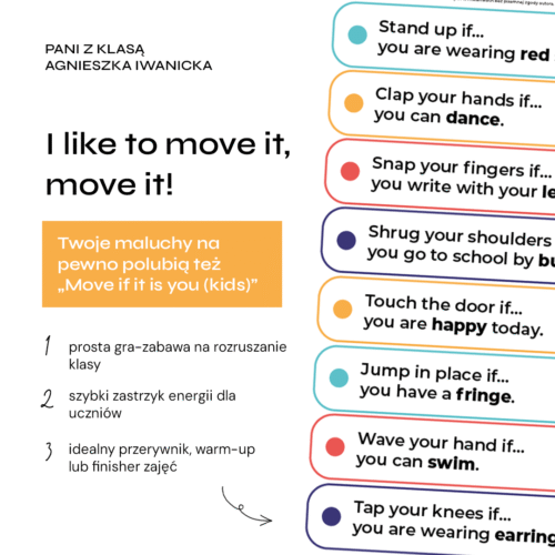 Move if it is you (kids) - wykorzystaj w klasie i plenerze