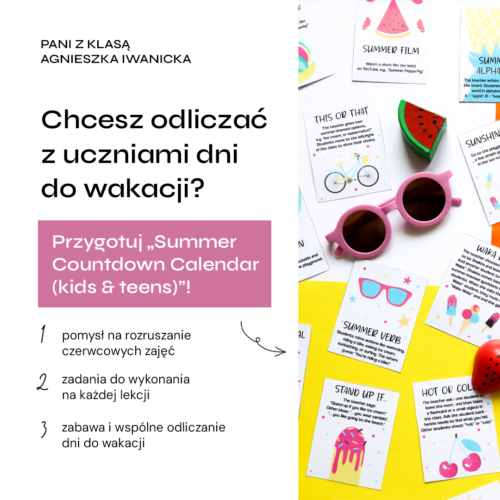 Summer Countdown Calendar (kids & teens)