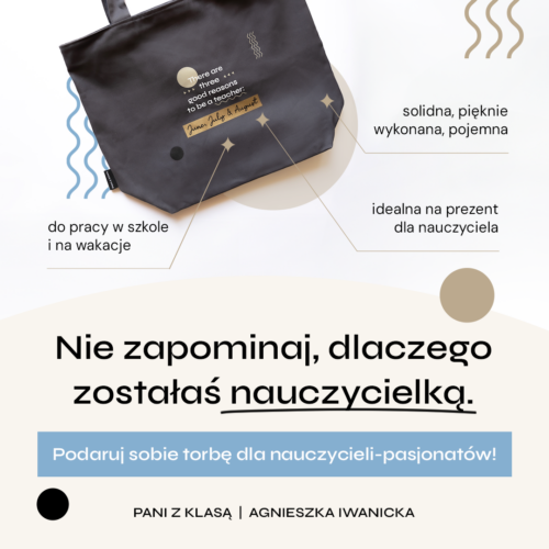 Torba Pani z klasą (dla nauczycielki)