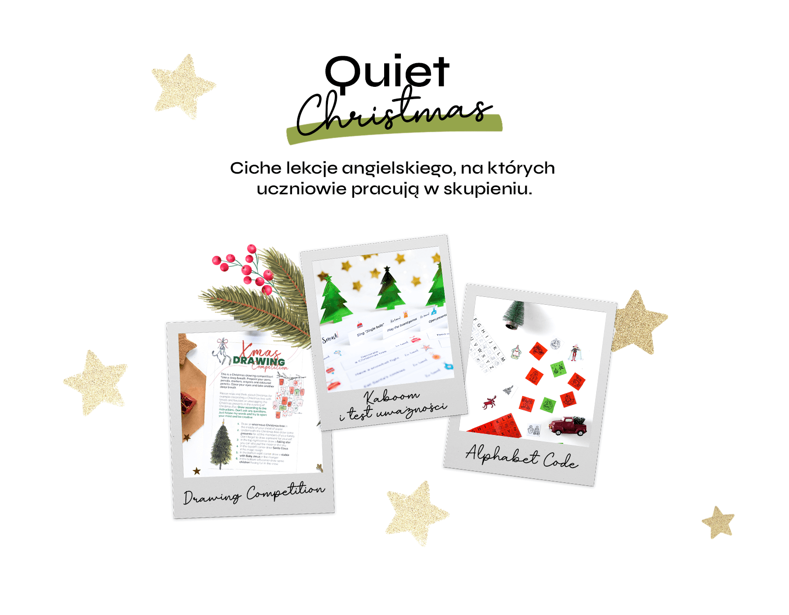 Christmas świąteczne lekcje angielskiego quiet Christmas. Świąteczne lekcje angielskiego quiet