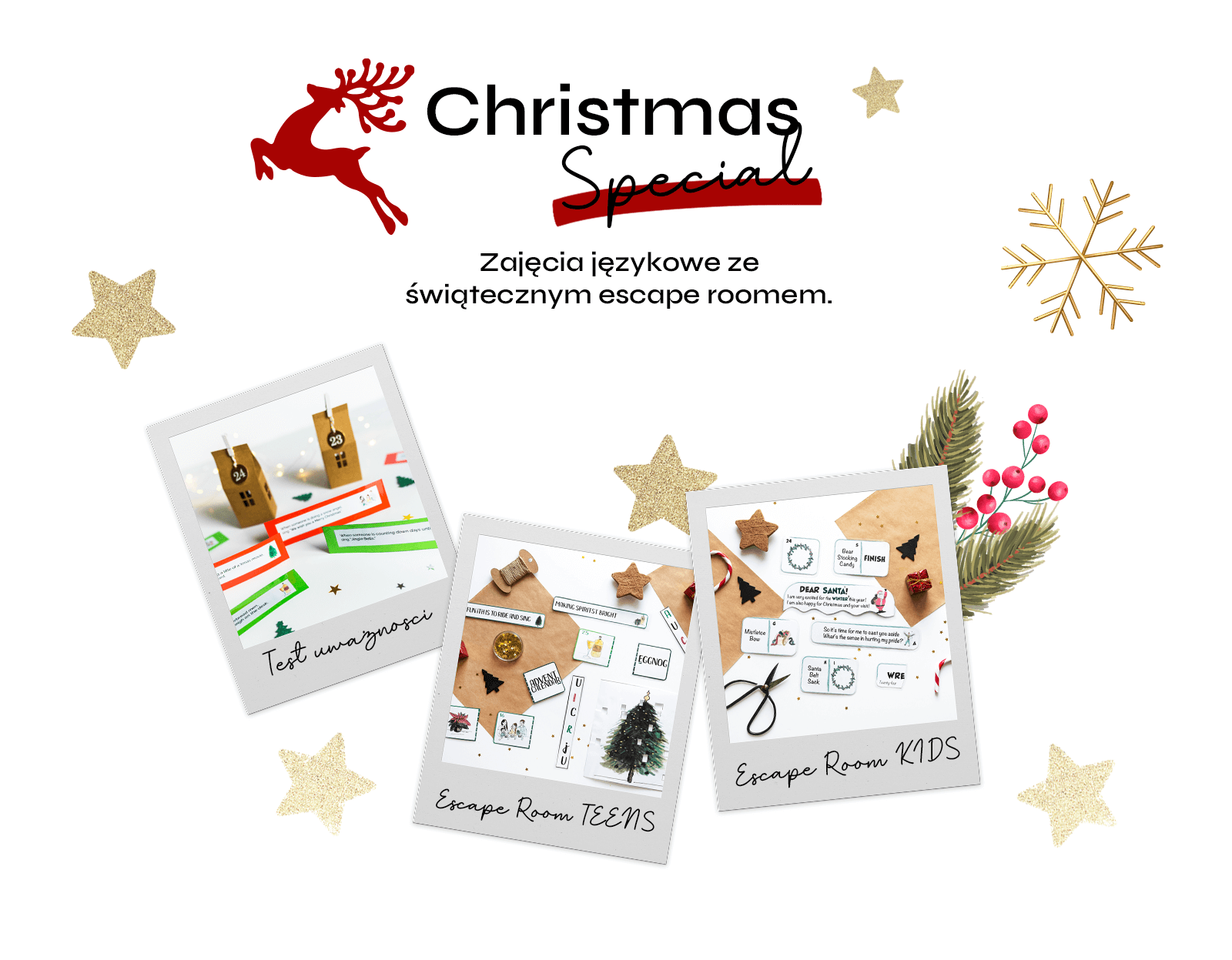 Christmas zajęcia językowe teens special
