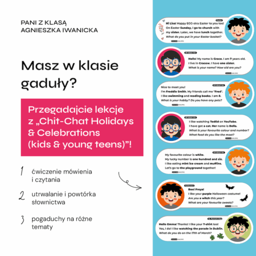 Chit-Chat Holidays & Celebrations - dialogi (kids & teens)