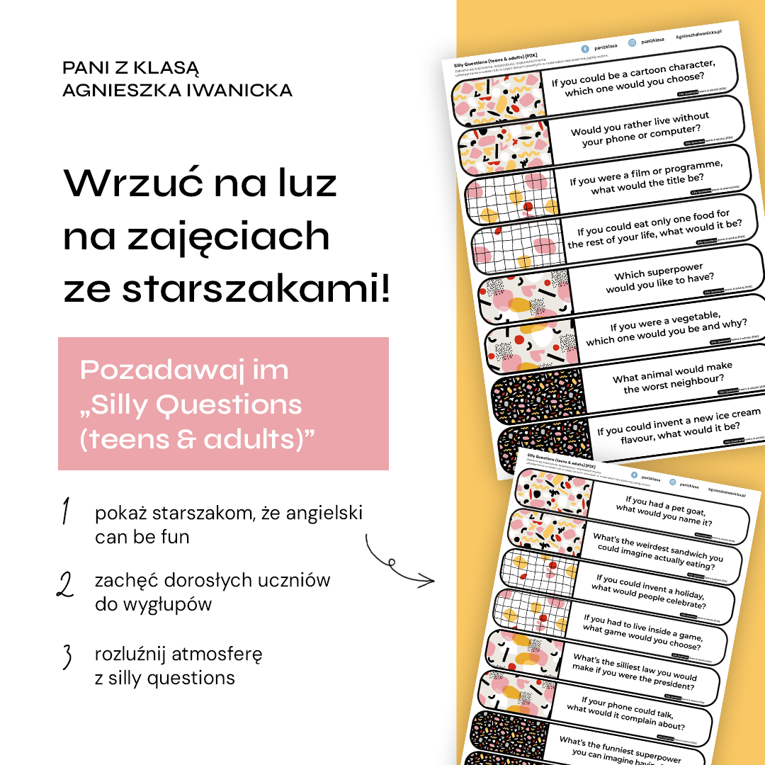 Silly Questions (teens & adults)