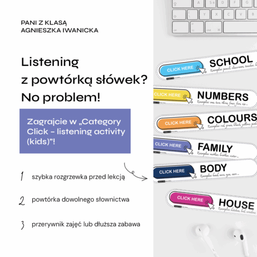 Category Click - listening activity (kids)
