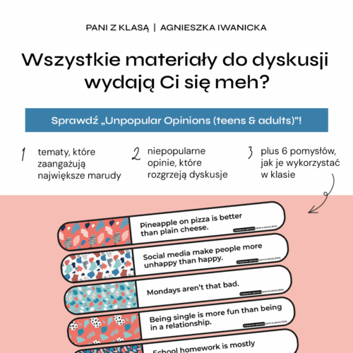 Unpopular opinions (teens & adults)