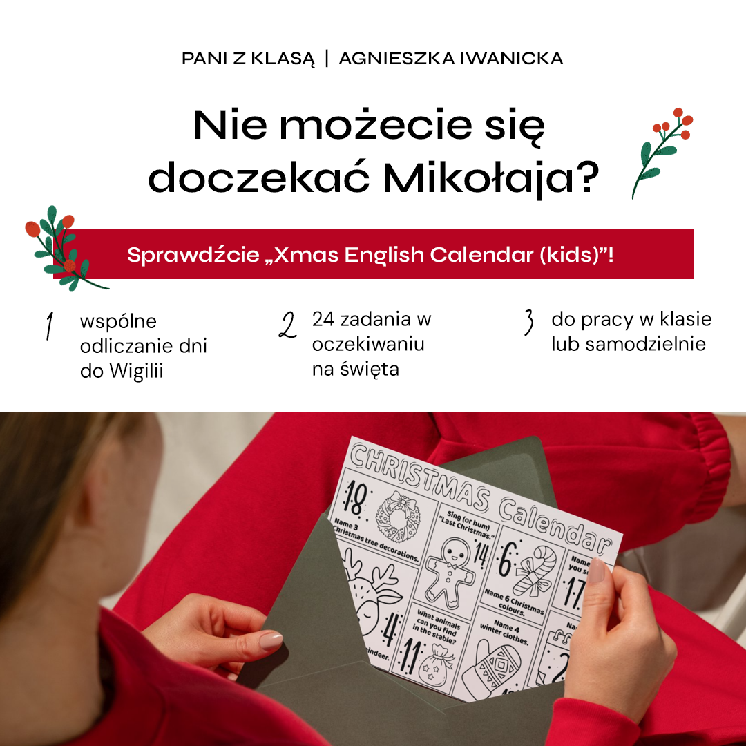 Xmas English Calendar (kids)