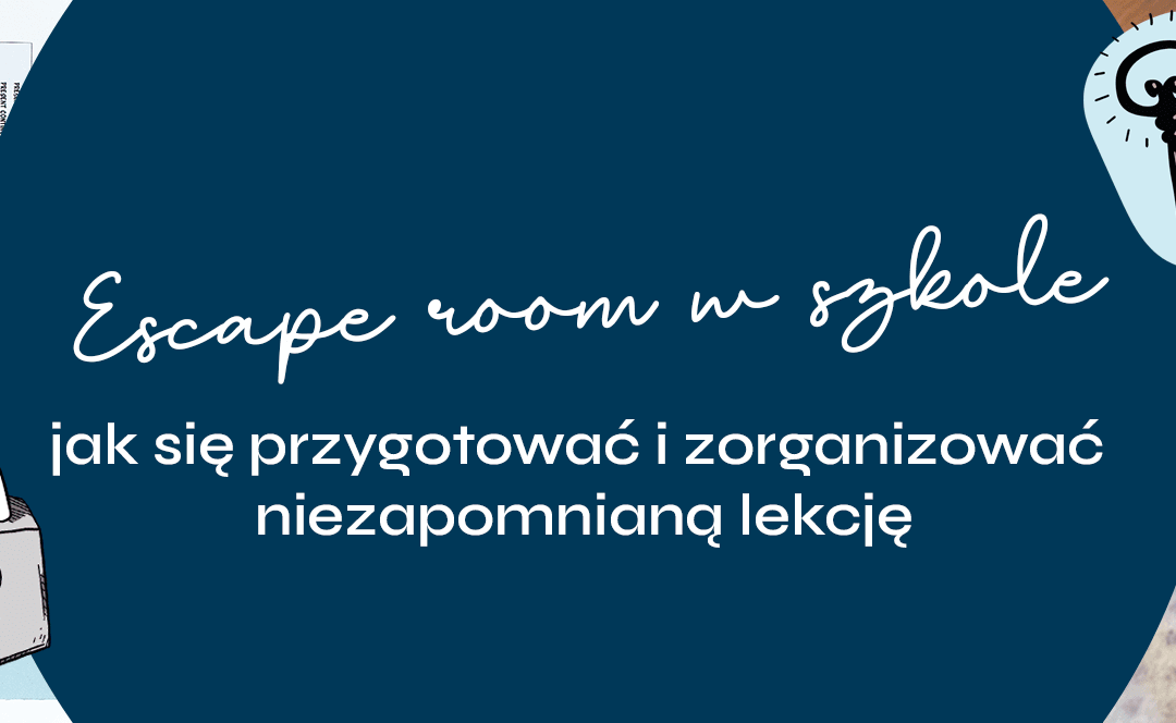 Escape room w szkole baner