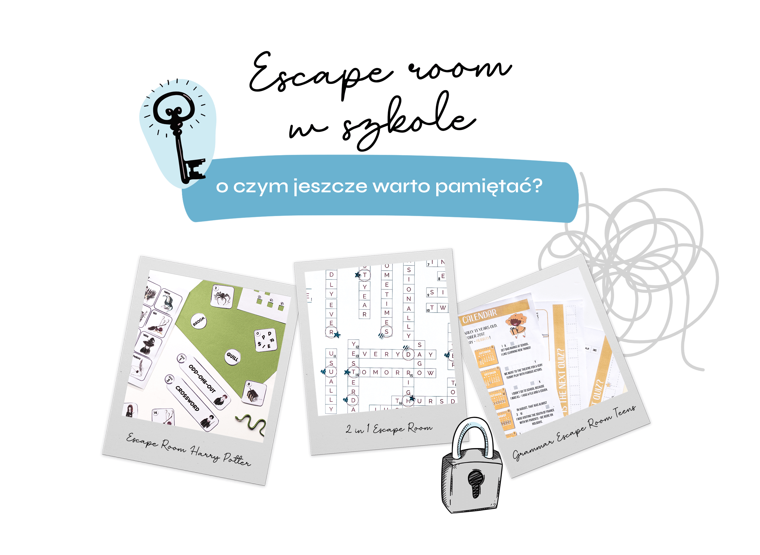 Escape room w szkole – o czym jeszcze warto pamiętać