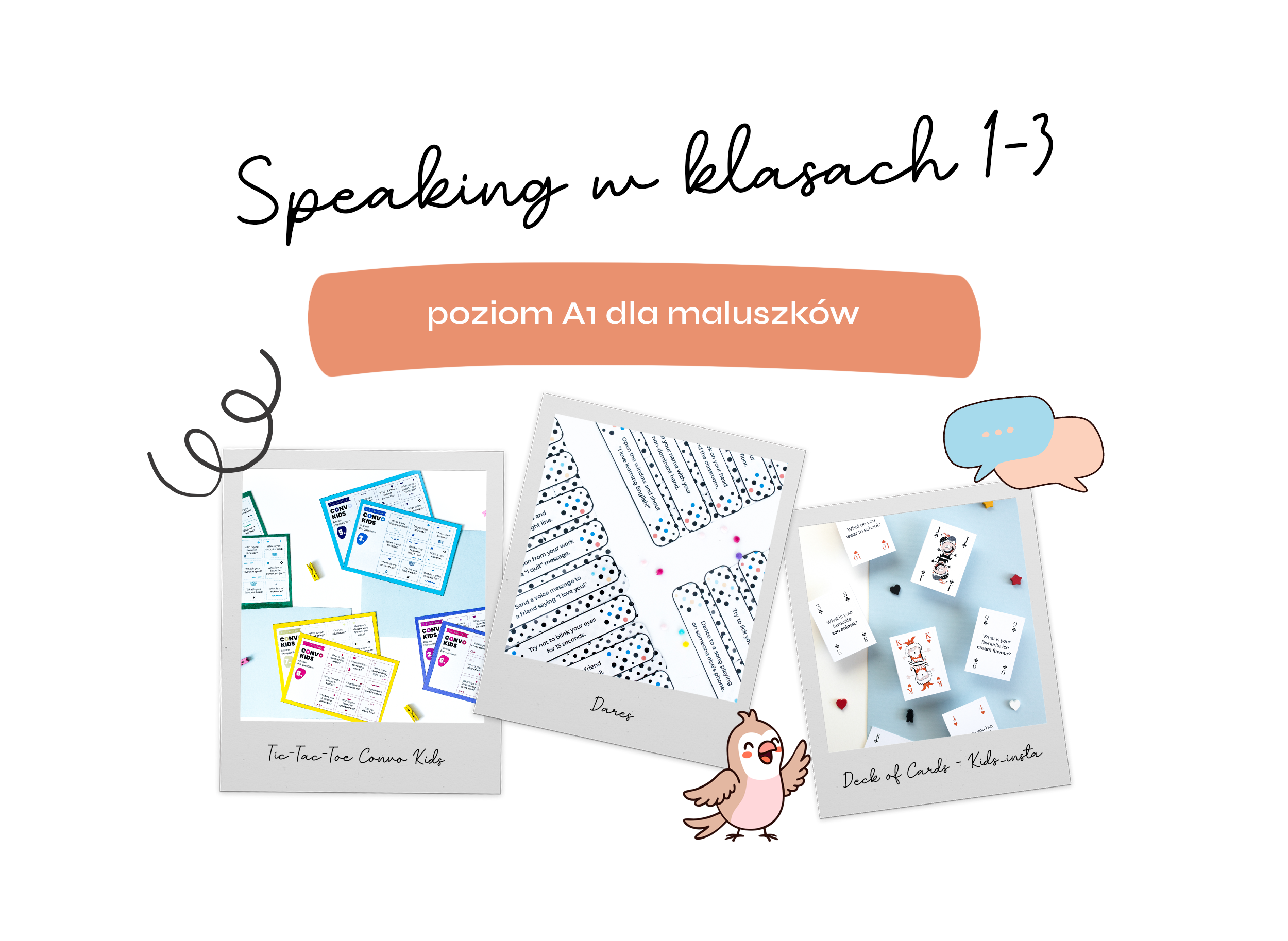 Speaking w klasach 1-2 poziom A1 dla maluszków