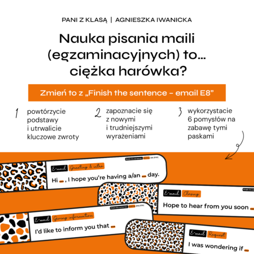 Finish the sentence... Writing E8