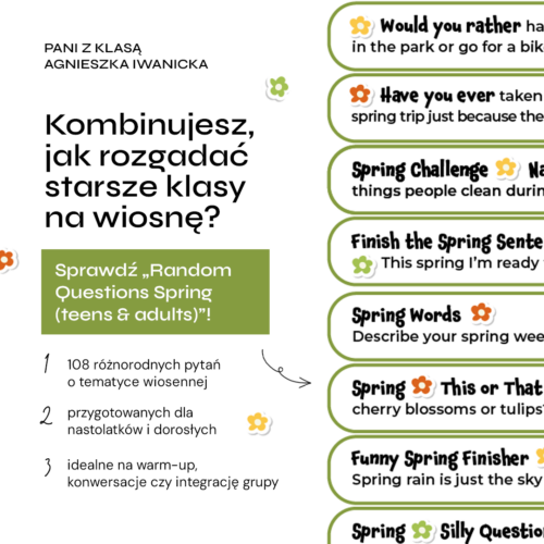 Random Spring Questions (teens & adults)