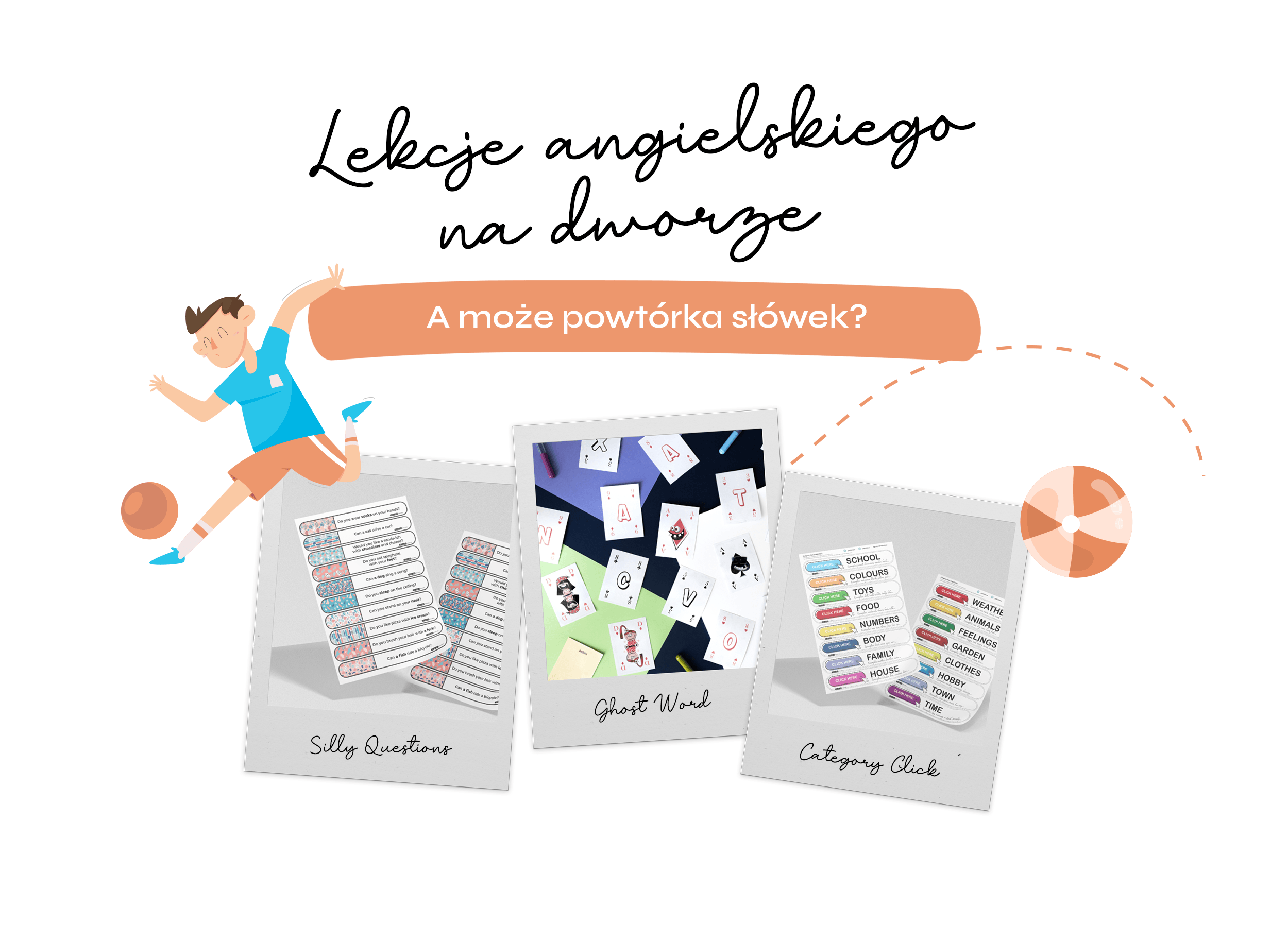 Lekcje angielskiego na dworze – a może powtórka słówek
