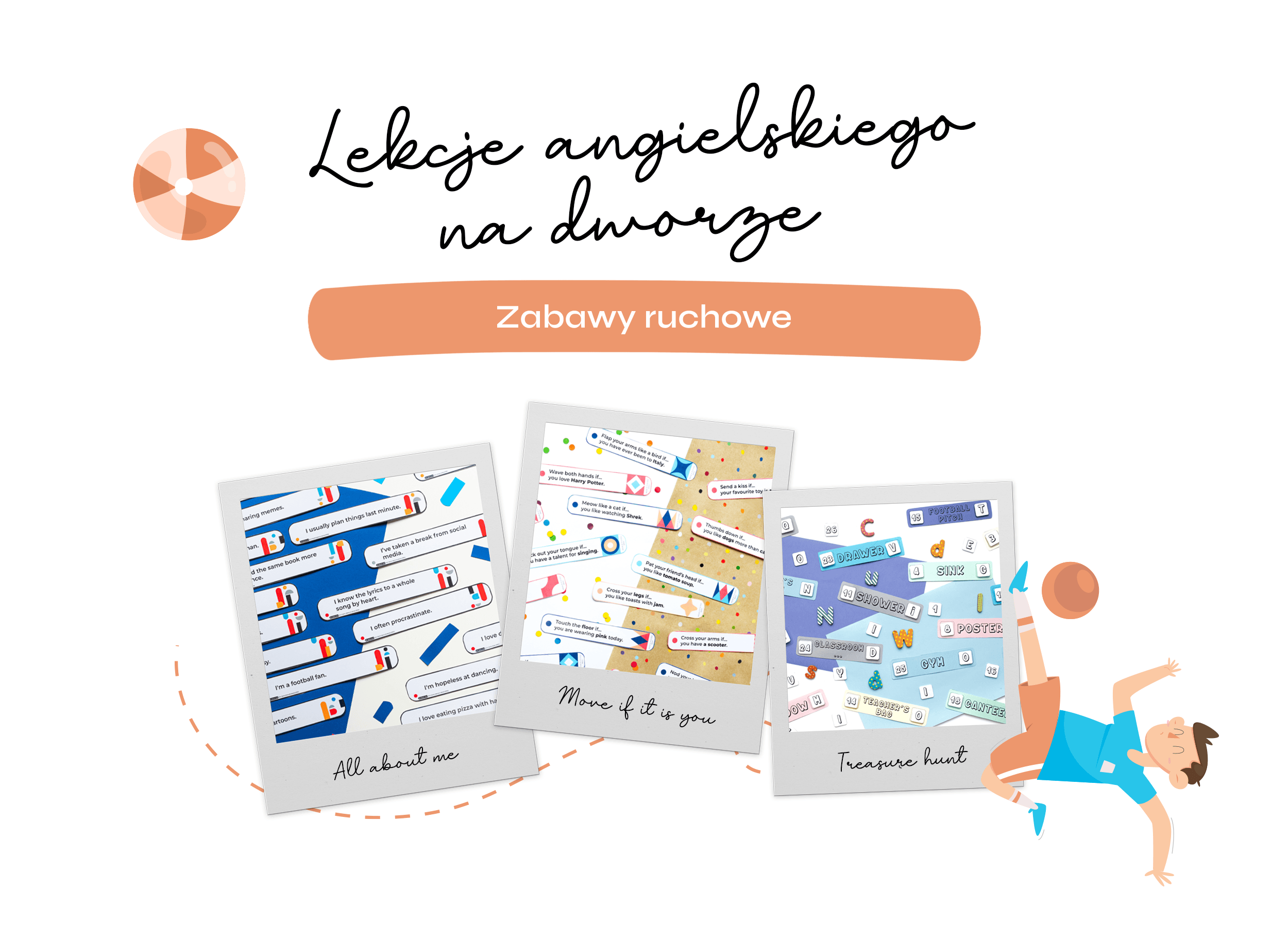 Lekcje angielskiego na dworze – zabawy ruchowe