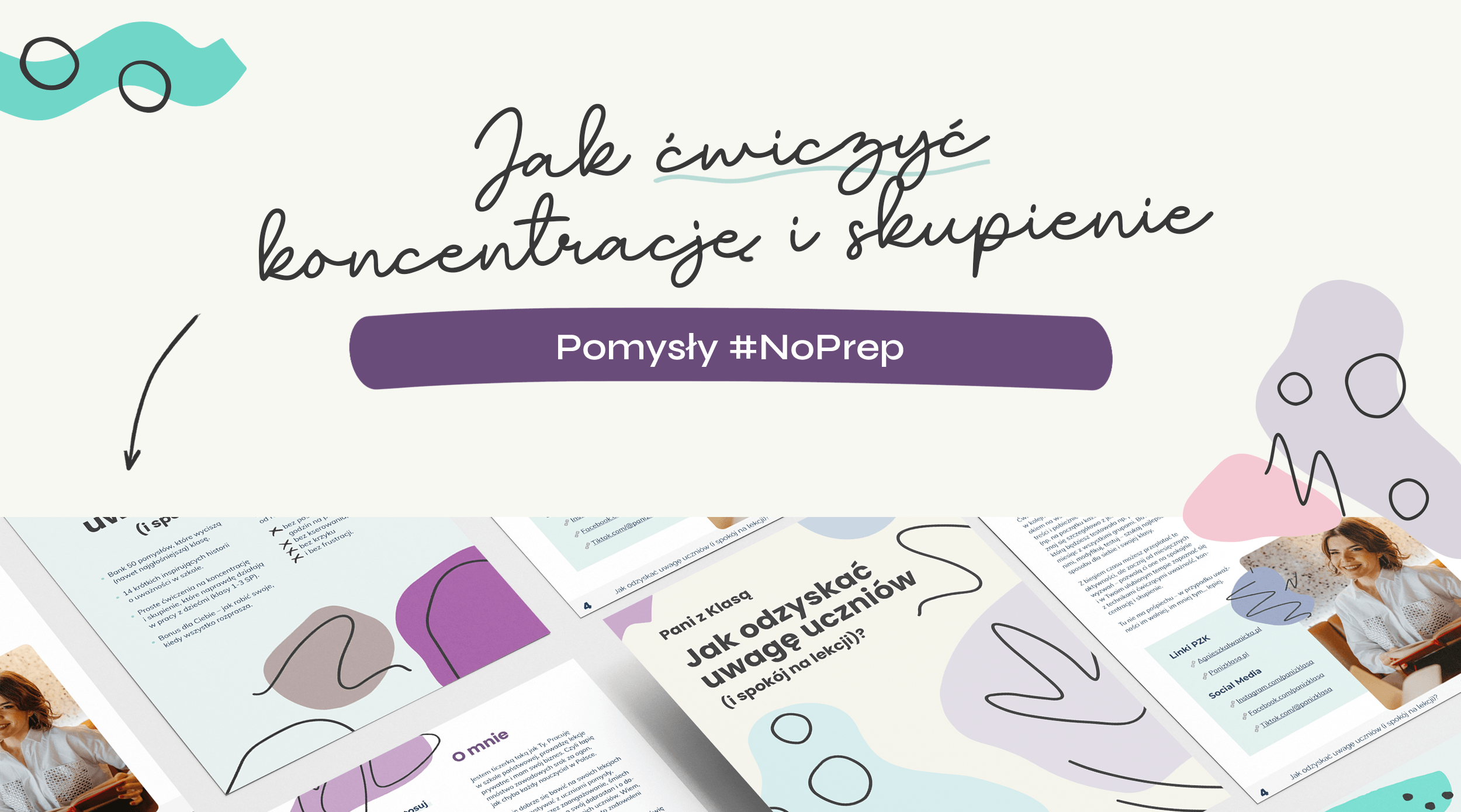 jak ćwiczyć koncentrację i skupienie - pomysły #NoPrep