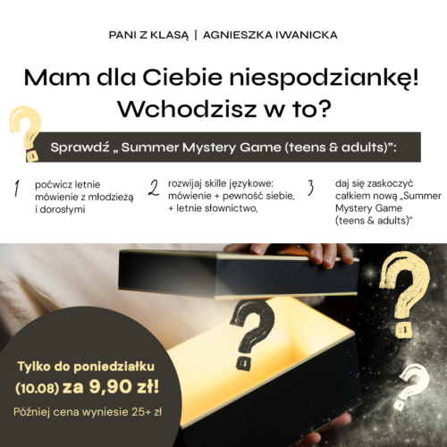 Summer Mystery Game (teens & adults)