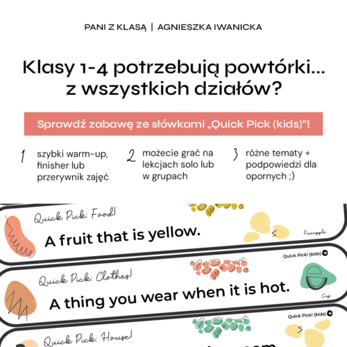 Quick Pick - powtórka słówek (kids)